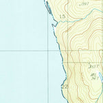 United States Geological Survey Skagway A-1 NW, AK (1991, 25000-Scale) digital map