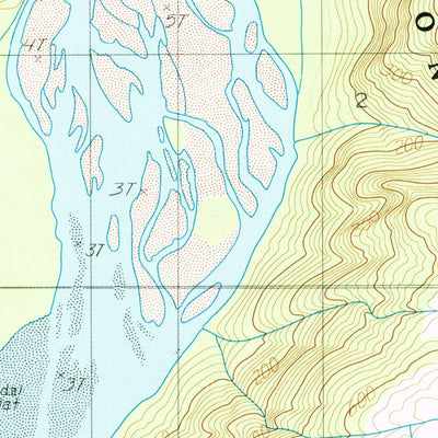 United States Geological Survey Skagway A-1 NW, AK (1991, 25000-Scale) digital map