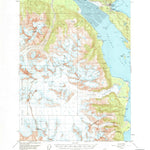 United States Geological Survey Skagway A-2, AK (1954, 63360-Scale) digital map