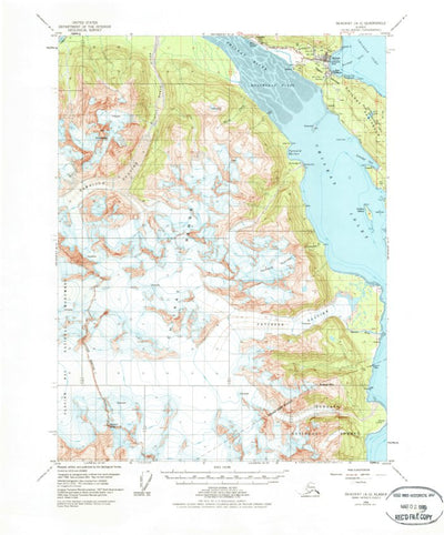 United States Geological Survey Skagway A-2, AK (1954, 63360-Scale) digital map