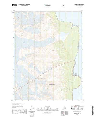 United States Geological Survey Skagway A-2 SE, AK (2021, 25000-Scale) digital map