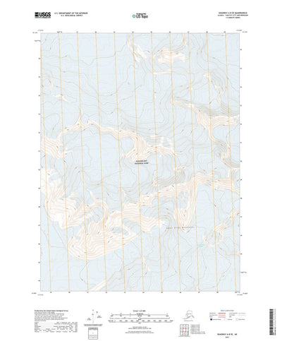 United States Geological Survey Skagway A-8 SE, AK (2021, 25000-Scale) digital map