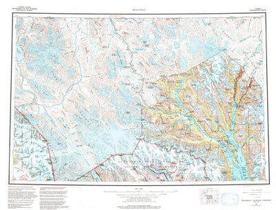 United States Geological Survey Skagway, AK (1961, 250000-Scale) digital map