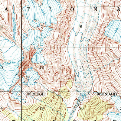 United States Geological Survey Skagway B-1, AK (1949, 63360-Scale) digital map