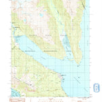 United States Geological Survey Skagway B-2 SE, AK (1991, 25000-Scale) digital map
