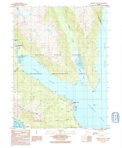 United States Geological Survey Skagway B-2 SE, AK (1991, 25000-Scale) digital map
