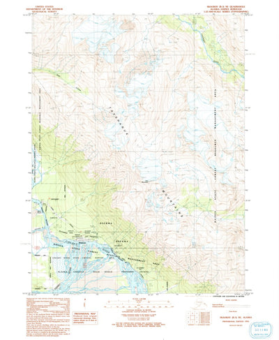 United States Geological Survey Skagway B-3 NE, AK (1991, 25000-Scale) digital map