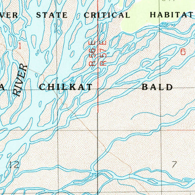 United States Geological Survey Skagway B-3 NE, AK (1991, 25000-Scale) digital map