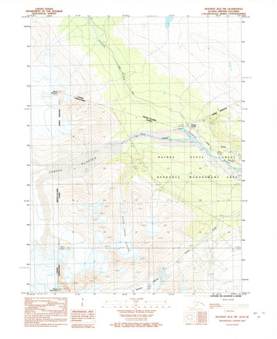 United States Geological Survey Skagway B-4 NW, AK (1992, 25000-Scale) digital map