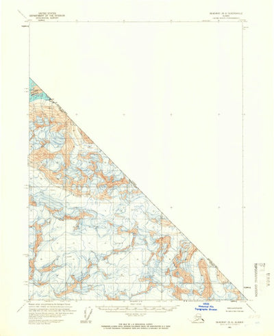 United States Geological Survey Skagway B-8, AK (1961, 63360-Scale) digital map