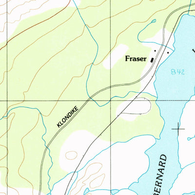 United States Geological Survey Skagway C-1 NE, AK (1992, 25000-Scale) digital map