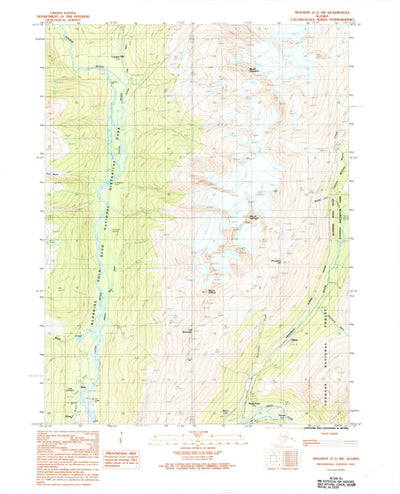 United States Geological Survey Skagway C-1 SW, AK (1991, 25000-Scale) digital map