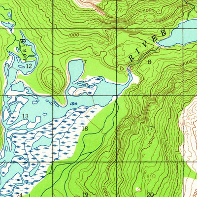 United States Geological Survey Skagway C-3, AK (1954, 63360-Scale) digital map