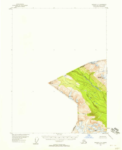 United States Geological Survey Skagway C-4, AK (1948, 63360-Scale) digital map