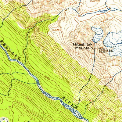 United States Geological Survey Skagway C-4, AK (1948, 63360-Scale) digital map