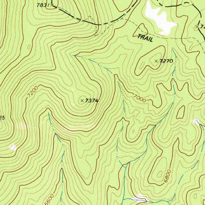 United States Geological Survey Skalkaho Pass, MT (1974, 24000-Scale) digital map