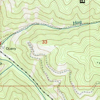 United States Geological Survey Skalkaho Pass, MT (1998, 24000-Scale) digital map