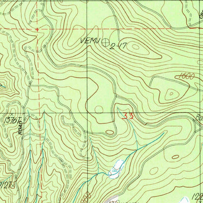 United States Geological Survey Skamokawa Pass, WA (1985, 24000-Scale) digital map