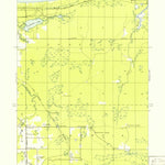 United States Geological Survey Skandia, MI (1950, 31680-Scale) digital map