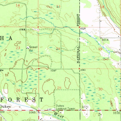 United States Geological Survey Skandia, MI (1958, 62500-Scale) digital map