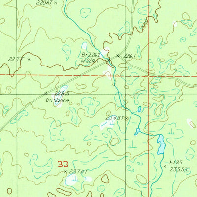 United States Geological Survey Skandia, MI (1985, 24000-Scale) digital map