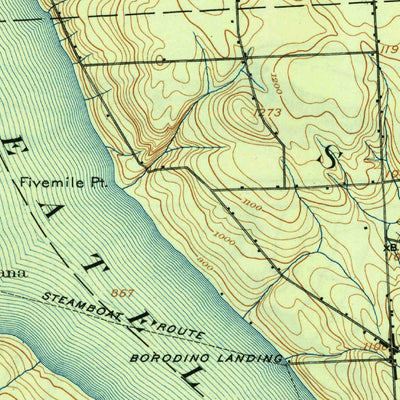 United States Geological Survey Skaneateles, NY (1902, 62500-Scale) digital map
