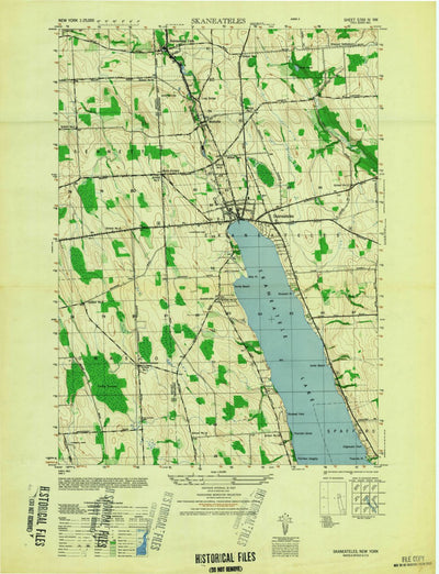 United States Geological Survey Skaneateles, NY (1949, 25000-Scale) digital map