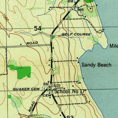 United States Geological Survey Skaneateles, NY (1949, 25000-Scale) digital map