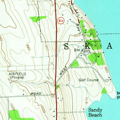United States Geological Survey Skaneateles, NY (1955, 24000-Scale) digital map