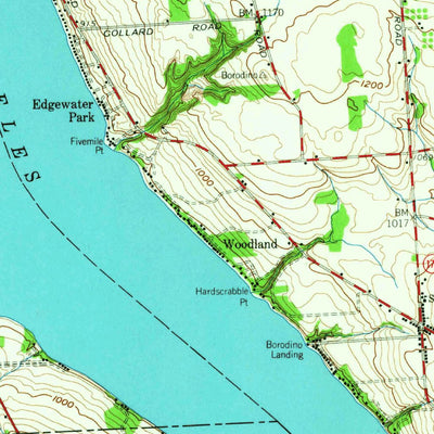 United States Geological Survey Skaneateles, NY (1955, 62500-Scale) digital map