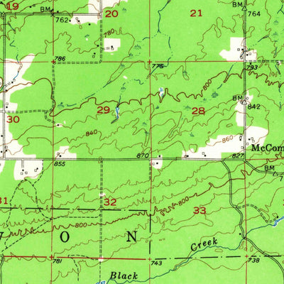 United States Geological Survey Skanee, MI (1954, 62500-Scale) digital map