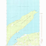 United States Geological Survey Skanee North, MI (1984, 24000-Scale) digital map