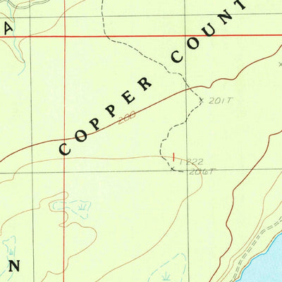 United States Geological Survey Skanee North, MI (1984, 24000-Scale) digital map