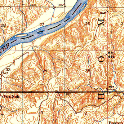 United States Geological Survey Skedee, OK (1929, 62500-Scale) digital map