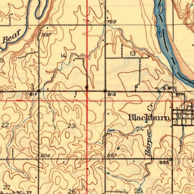 United States Geological Survey Skedee, OK (1931, 62500-Scale) digital map