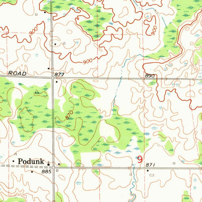 United States Geological Survey Skeels, MI (1969, 24000-Scale) digital map