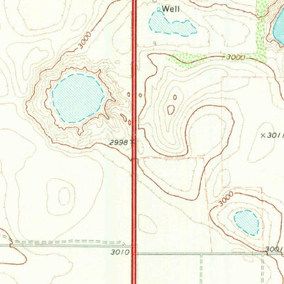 United States Geological Survey Skeen Lake, TX (1969, 24000-Scale) digital map