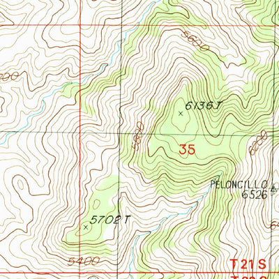 United States Geological Survey Skeleton Canyon, NM-AZ (1987, 24000-Scale) digital map