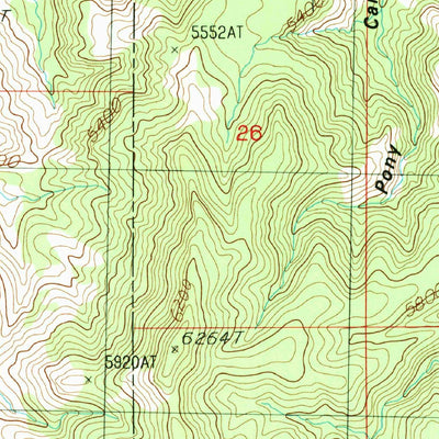 United States Geological Survey Skeleton Canyon, NM-AZ (1987, 24000-Scale) digital map