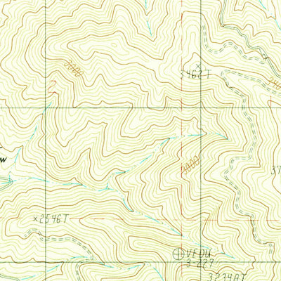United States Geological Survey Skeleton Mountain, OR (1983, 24000-Scale) digital map
