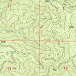 United States Geological Survey Skeleton Mountain, OR (1998, 24000-Scale) digital map