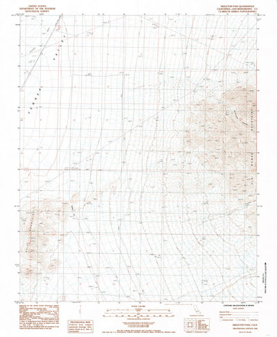 United States Geological Survey Skeleton Pass, CA (1985, 24000-Scale) digital map