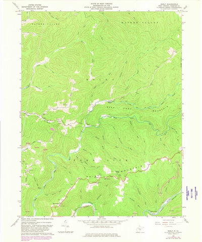 United States Geological Survey Skelt, WV (1967, 24000-Scale) digital map