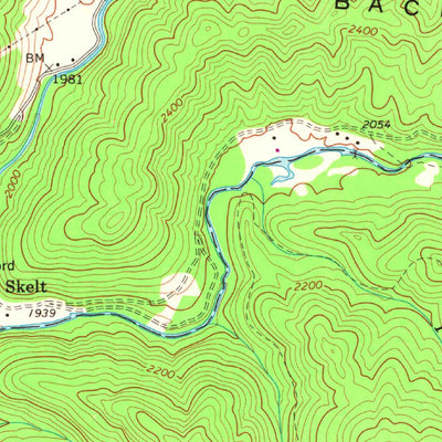 United States Geological Survey Skelt, WV (1967, 24000-Scale) digital map