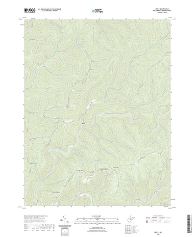 United States Geological Survey Skelt, WV (2023, 24000-Scale) digital map