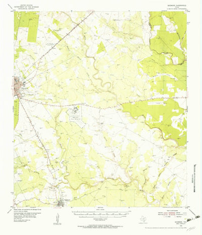 United States Geological Survey Skidmore, TX (1954, 62500-Scale) digital map
