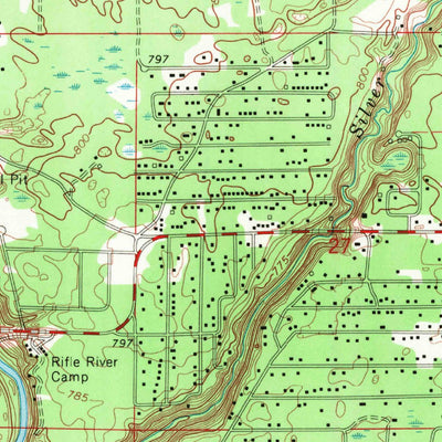 United States Geological Survey Skidway Lake, MI (1968, 24000-Scale) digital map