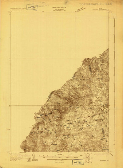 United States Geological Survey Skinner, ME (1928, 48000-Scale) digital map