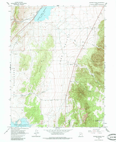 United States Geological Survey Skinner Peaks, UT (1965, 24000-Scale) digital map