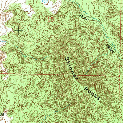 United States Geological Survey Skinner Peaks, UT (1965, 24000-Scale) digital map